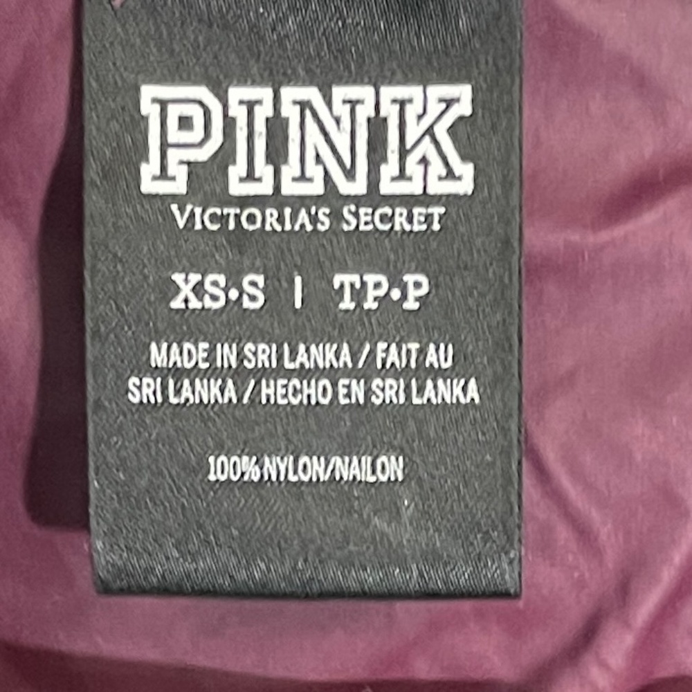 PINK Victoria's Secret Partial Zip‎ Hooded Raincoat Size XS-S - Picture 3 of 7